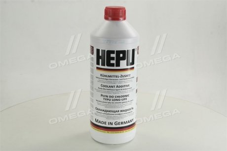 Антифриз G12 READY MIX RED-37C (Каністра 1,5 л) HEPU P900-RM-G12