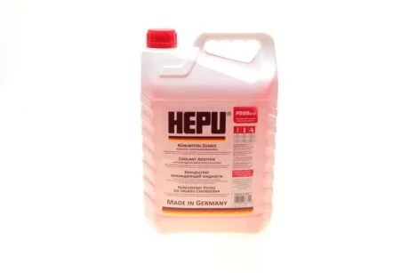 Антифриз-концентрат червоний -80 °C, G12, 5 л HEPU P999-G12-005