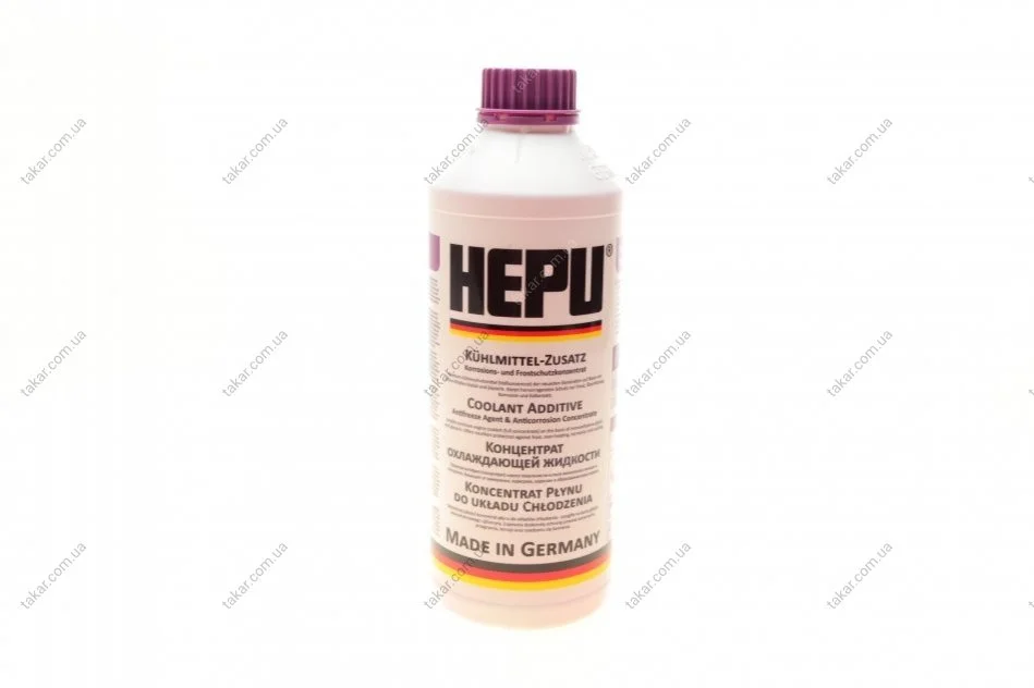 Антифриз-концентрат сиреневый, -80 °C, G13, 1,5 л HEPU P999-G13 (фото 1)