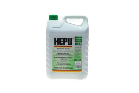 Антифриз-концентрат зелений, -80°C, G11, 5 л HEPU P999GRN005