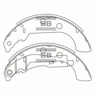 Тормозные колодки дисковые Hi-Q (SANGSIN) SA158