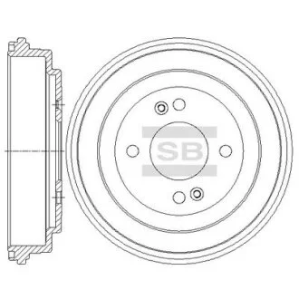 Барабан гальмівний HYUNDAI ACCENT III Saloon(05-10) R(DRUM) (вир-во SANGSIN) Hi-Q (SANGSIN) SD1094