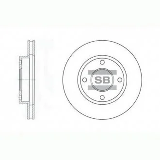 Тормозной диск Hi-Q (SANGSIN) SD3027