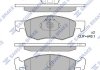 Комплект гальмівних колодок з 4 шт. дисків Hi-Q (SANGSIN) SP1198 (фото 1)