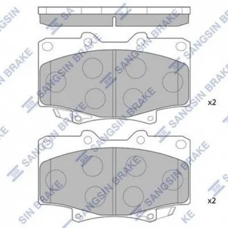 Тормозные колодки передние дисковые Hi-Q (SANGSIN) SP1217