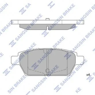 Тормозные колодки дисковые Hi-Q (SANGSIN) SP1476