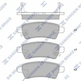 Кт. Тормозные колодки Hi-Q (SANGSIN) SP1477