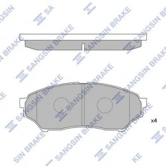 Тормозные колодки передние дисковые Hi-Q (SANGSIN) Hi-Q (SANGSIN) SP1585