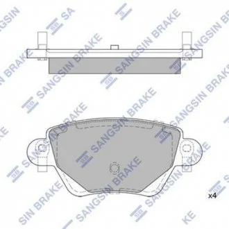 Тормозные колодки дисковые Hi-Q (SANGSIN) SP2031