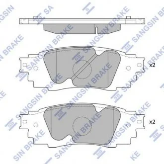 Гальмівні колодки дискові Hi-Q (SANGSIN) Hi-Q (SANGSIN) SP4091