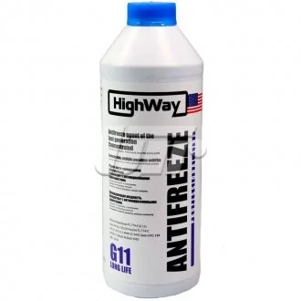 Антифриз-концентрат синий, -80 °C, G11, 1,5 л HighWay 10026