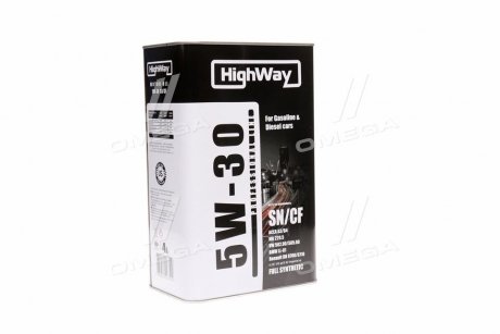 Масла моторные 5W-30 SN/CF (Канистра 4л) HighWay 10117