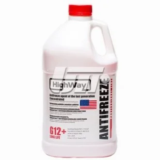 Антифриз-концентрат красный, -80 °C, G12+, 3,78 л HighWay 701492
