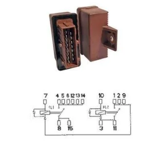 Автомобильное реле 12V HOFFER 7240109