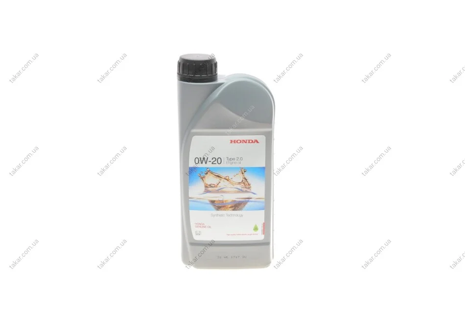 Моторна олива 1 л 0W20 Бензиновий Синтетична HONDA 08232P99K1LHE (фото 1)