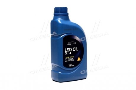 Масло трансмиссии. Mobis LSD Oil 85W-90 API GL-4 02100-00100 (Канистра 1л) Hyundai/Kia/Mobis 0210000100