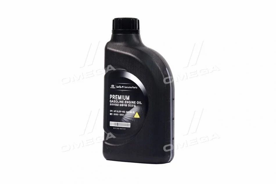 Масла моторные Mobis Premium Gasoline 5W-20 API SL, ILSAC GF-3, 05100-00121 (Канистра 1л) Hyundai/Kia/Mobis 0510000121 (фото 1)