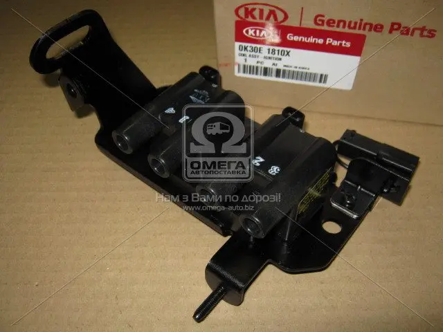 Катушка зажигания Hyundai/Kia/Mobis 0K30E1810X (фото 1)