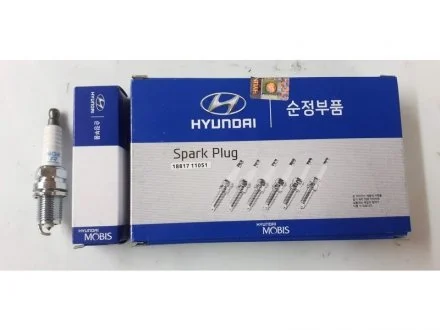 Свеча зажигания бензин платина 1 шт Hyundai/Kia/Mobis 1881711051