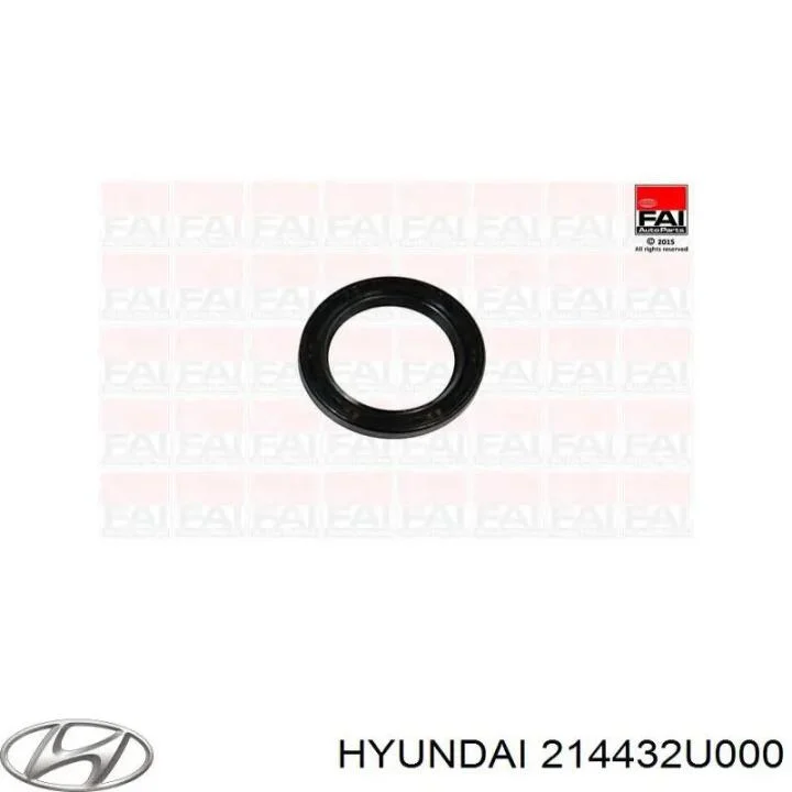 Сальник вала колінчастого задній Hyundai/Kia/Mobis 214432U000 (фото 1)
