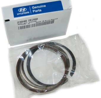 Кольцо поршневое на 1 цилиндр, комплект. Hyundai/Kia/Mobis 230402E200