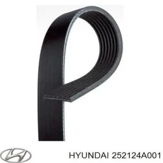 Поликлиновый ремень Hyundai/Kia/Mobis 252124A001