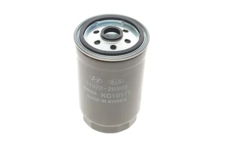 Паливний фільтр, що накручується, дизель Hyundai/Kia/Mobis 319222B900