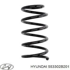 Пружина підвіски задня гвинтова Hyundai/Kia/Mobis 553302B201