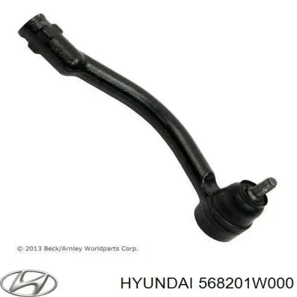 Рульовий наконечник передній міст зліва Hyundai/Kia/Mobis 568201W000 (фото 1)
