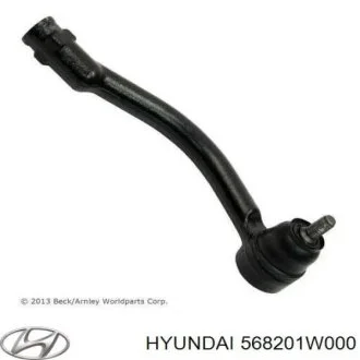 Рулевой наконечник передний мост слева Hyundai/Kia/Mobis 568201W000
