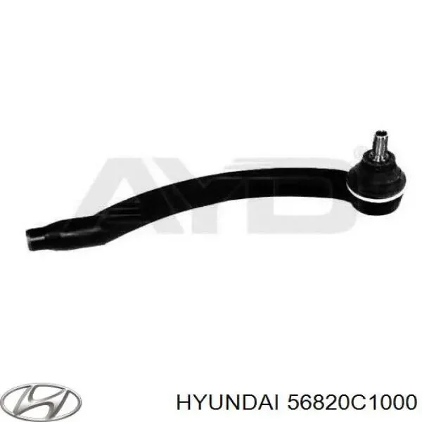 Рулевой наконечник передний мост слева Hyundai/Kia/Mobis 56820C1000 (фото 1)