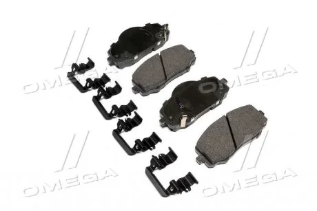 Гальмівні колодки передні дискові Hyundai/Kia/Mobis 581011JA60