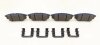 Тормозные колодки передние дисковые Hyundai/Kia/Mobis 581012SA00 (фото 1)