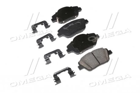 Гальмівні колодки передні дискові Hyundai/Kia/Mobis 581013QA50