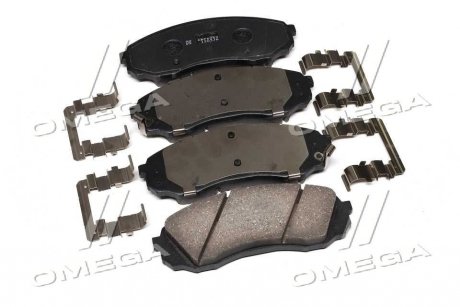 Колодки тормозные передние дисковые Kia Carnival 06- (выр-во Mobis) Hyundai/Kia/Mobis 581014DA00