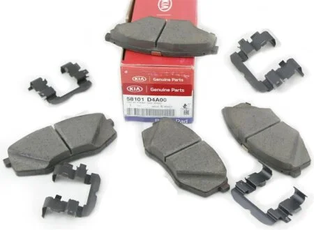 Тормозные колодки передние дисковые Hyundai/Kia/Mobis 58101D4A00