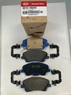 Колодки гальмівні передні YB Hyundai/Kia/Mobis 58101H8A55