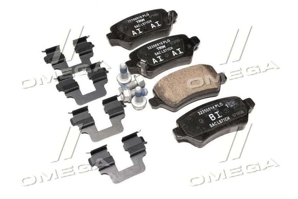 Тормозные колодки задние дисковые Hyundai/Kia/Mobis 58302A2A30 (фото 1)