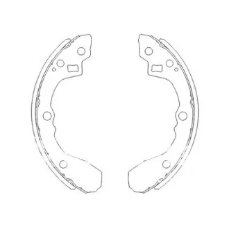 Тормозные колодки задние барабанные Hyundai/Kia/Mobis 58315FDA00