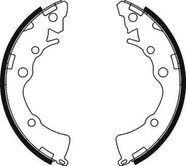 Тормозные колодки задние барабанные Hyundai/Kia/Mobis 583501YA00