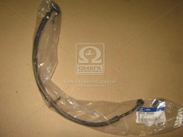 Шланг гальмівний передній пр Hyundai/Kia/Mobis 587321E000 (фото 1)