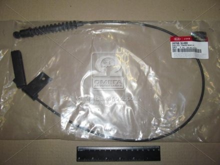 Трос стояночного тормоза левый Kia Sorento 06- (выр-во Mobis) Hyundai/Kia/Mobis 597603E400