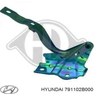 Кронштейн капота лівий Hyundai/Kia/Mobis 791102B000