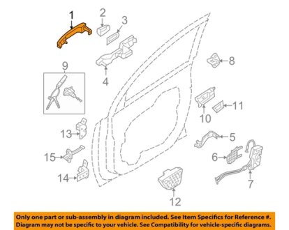 Фото ручка дверей Hyundai/Kia/Mobis 826512P810 Ручка дверей Hyundai/Kia/Mobis 826512P810