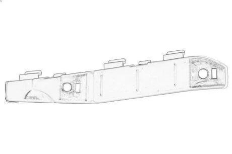Кронштейн переднего бампера Hyundai/Kia/Mobis 865181H500