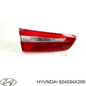 Фонарь задний слева внутренний Hyundai/Kia/Mobis 924034X200