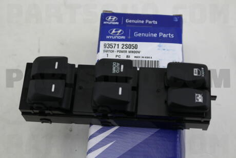 Блок кнопок склопідйомників Hyundai/Kia/Mobis 935712S050