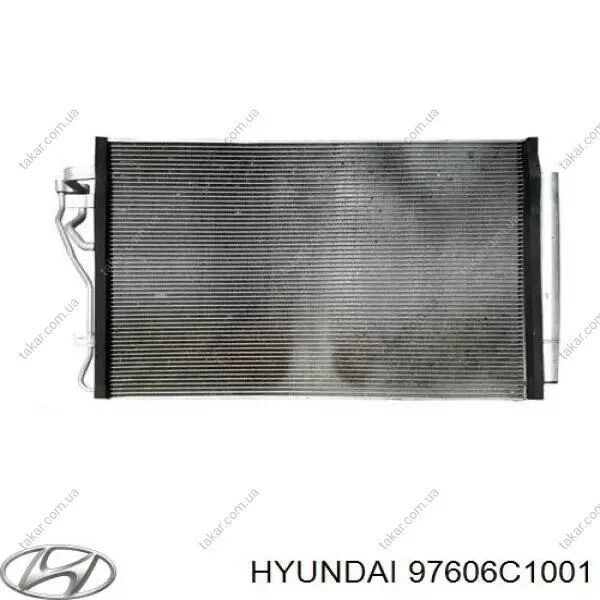 Радиатор кондиционера (Конденсатор) Hyundai/Kia/Mobis 97606C1001 (фото 1)