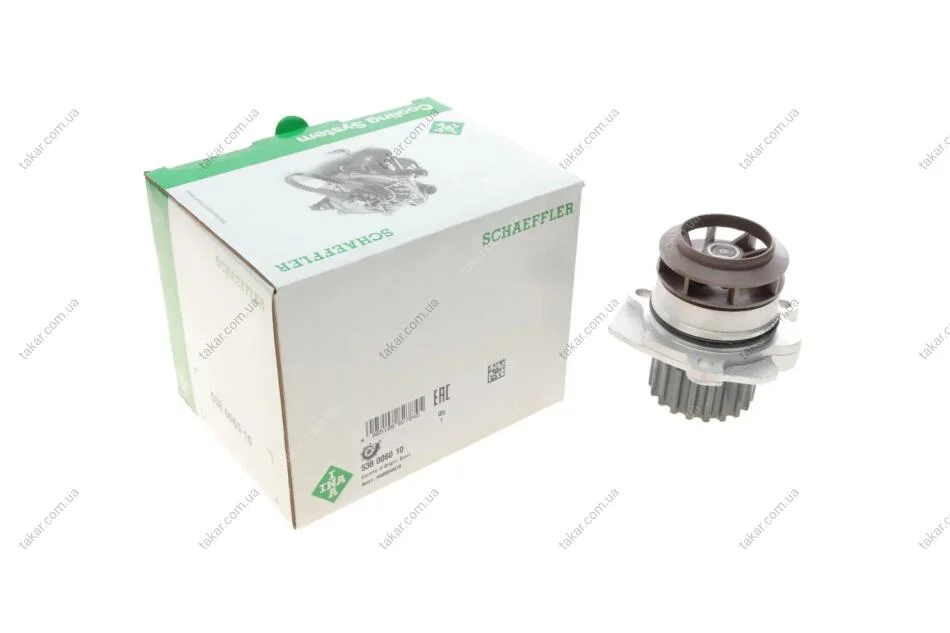 Водяний насос VW 03L 121 011 PASSAT (362), 08/10 - 12/14 2.0 TDI (Вир-во) INA 538 0060 10 (фото 1)