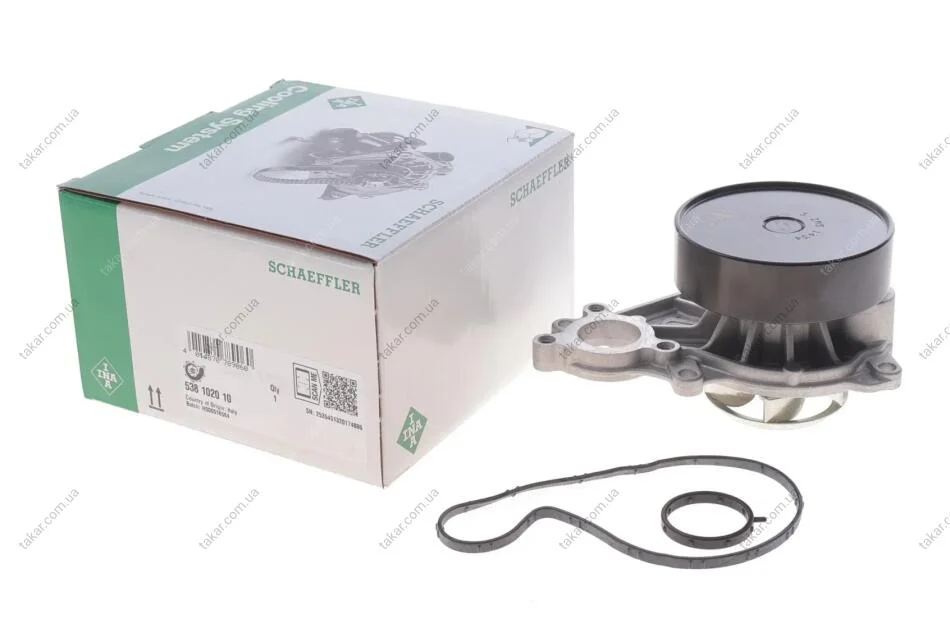 Насос охолоджувальної рідини BMW / MINI 11 51 8 631 940, 11 51 8 678 905 (Вир-во) INA 538 1020 10 (фото 1)